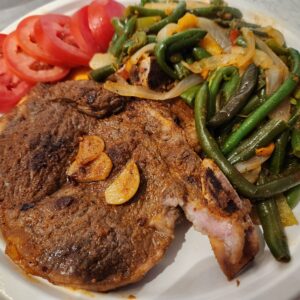 fried beef  and stew breef