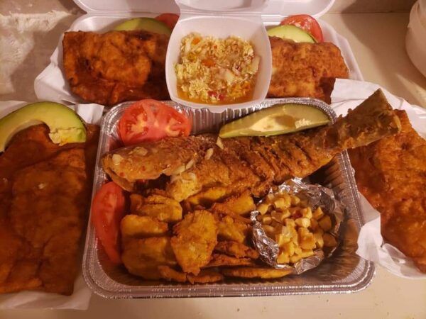 Snapper and pattie platter